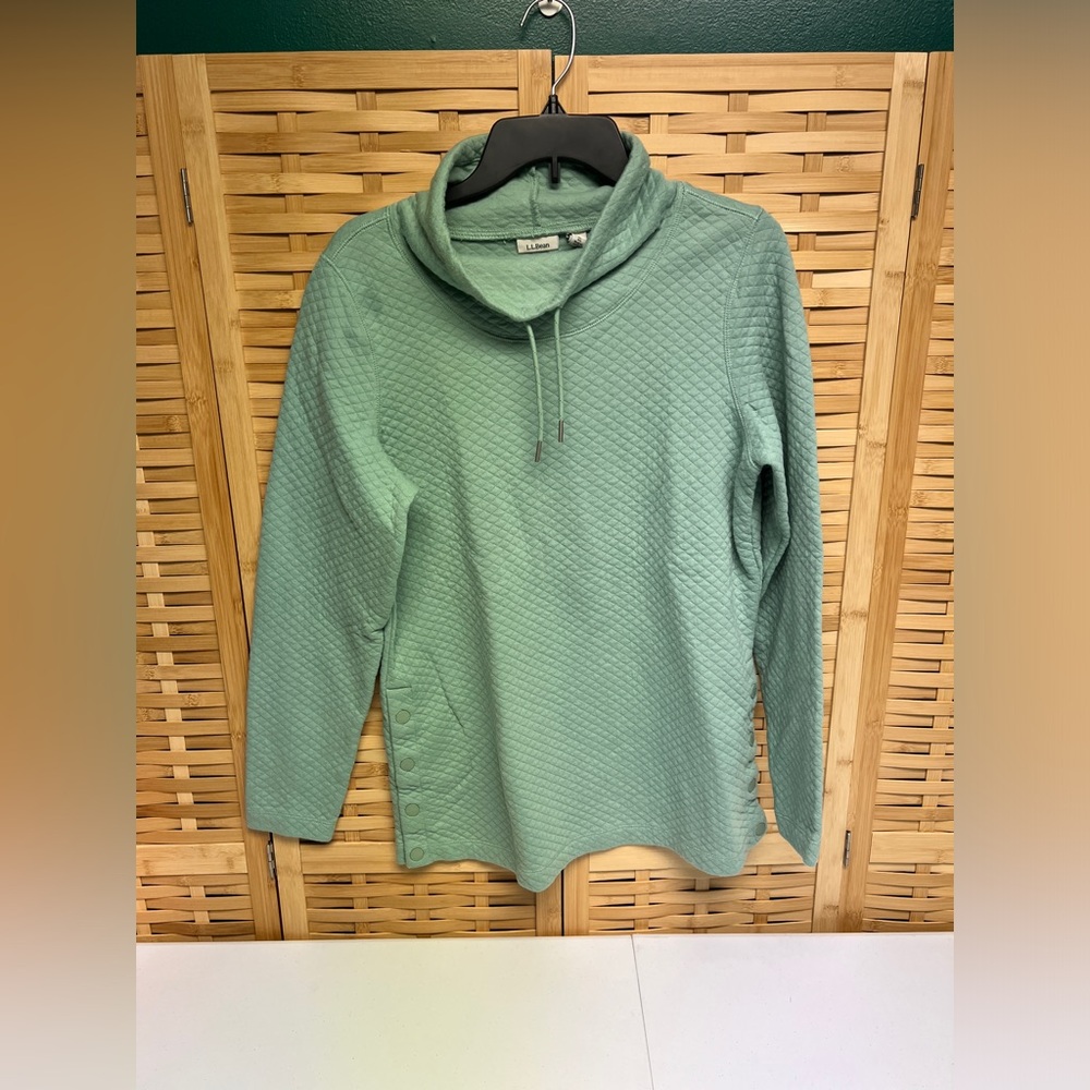 LL Bean funnel neck pullover